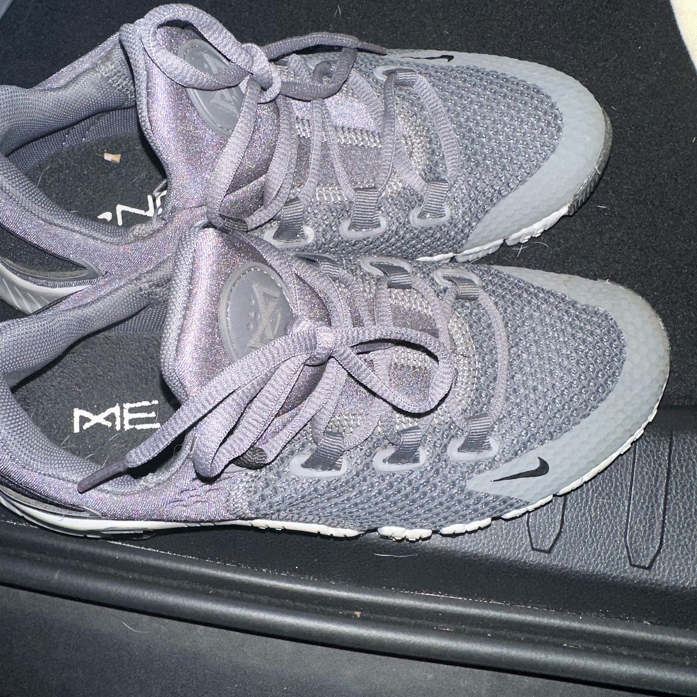 Nike Charcoal Knit Sneakers